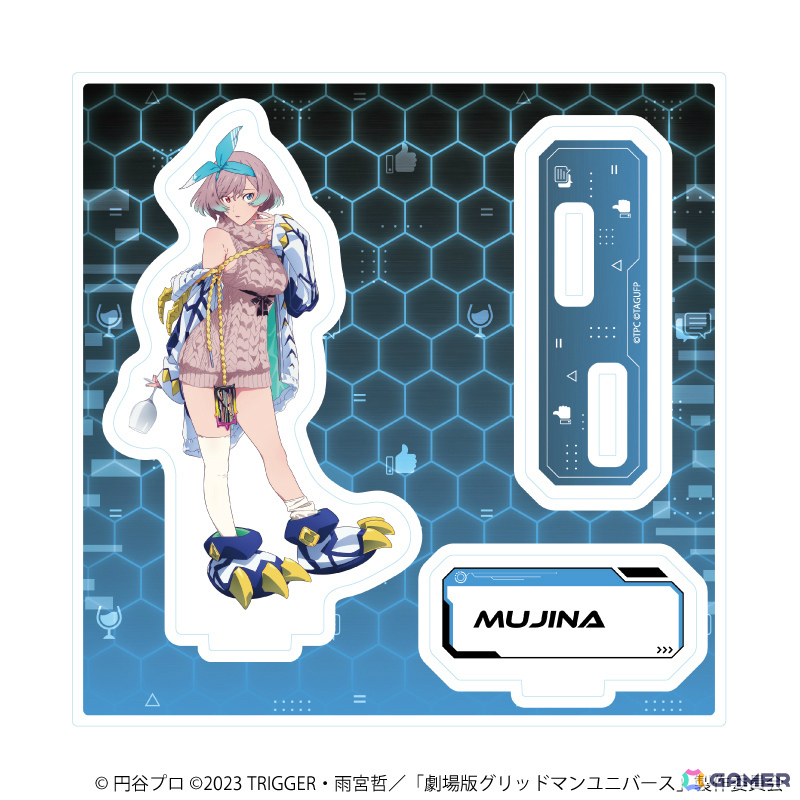 「グリッドマン ユニバース」六花やアカネ、夢芽たちがバーチャルライバー風の衣装で登場！新作グッズ満載のポップアップショップが12月24日より池袋で開催の画像