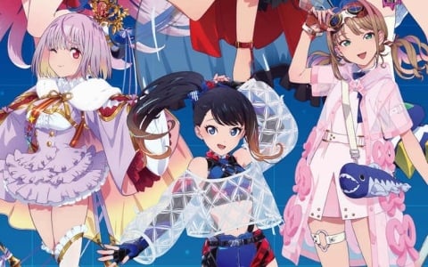 「グリッドマン ユニバース」六花やアカネ、夢芽たちがバーチャルライバー風の衣装で登場！新作グッズ満載のポップアップショップが12月24日より池袋で開催