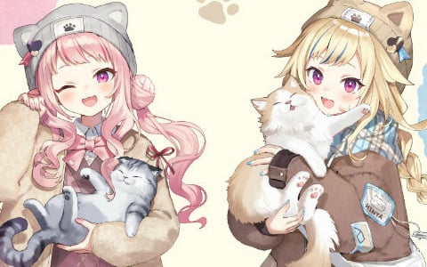 HIMEHINAとGiGOのコラボイベント「もふもふ猫日和」が12月13日より開催！限定景品のほか描き下ろしコラボグッズやコラボドリンクの販売も