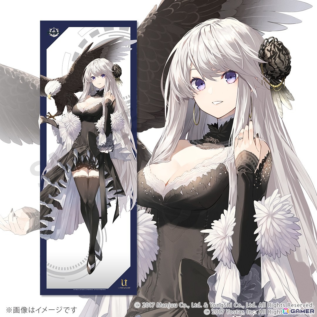 「アズレン」クリーブランド、インプラカブル、ビスマルク、エンタープライズらの描き起こし全身タペストリーの予約受付が実施中！の画像