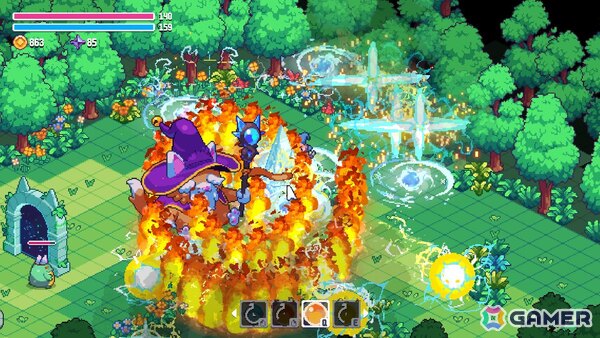 猫賢者になってオリジナル魔法を生み出すローグライクアクション「ウィザードキャッツ」の体験版がSteamにて配信！の画像3