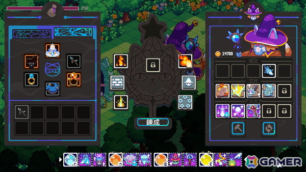 猫賢者になってオリジナル魔法を生み出すローグライクアクション「ウィザードキャッツ」の体験版がSteamにて配信！の画像