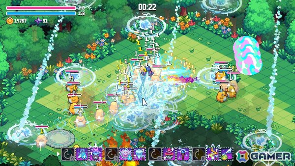 猫賢者になってオリジナル魔法を生み出すローグライクアクション「ウィザードキャッツ」の体験版がSteamにて配信！の画像