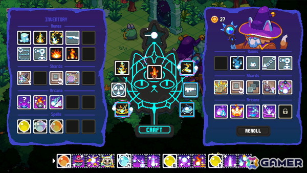 猫賢者になってオリジナル魔法を生み出すローグライクアクション「ウィザードキャッツ」の体験版がSteamにて配信！の画像8