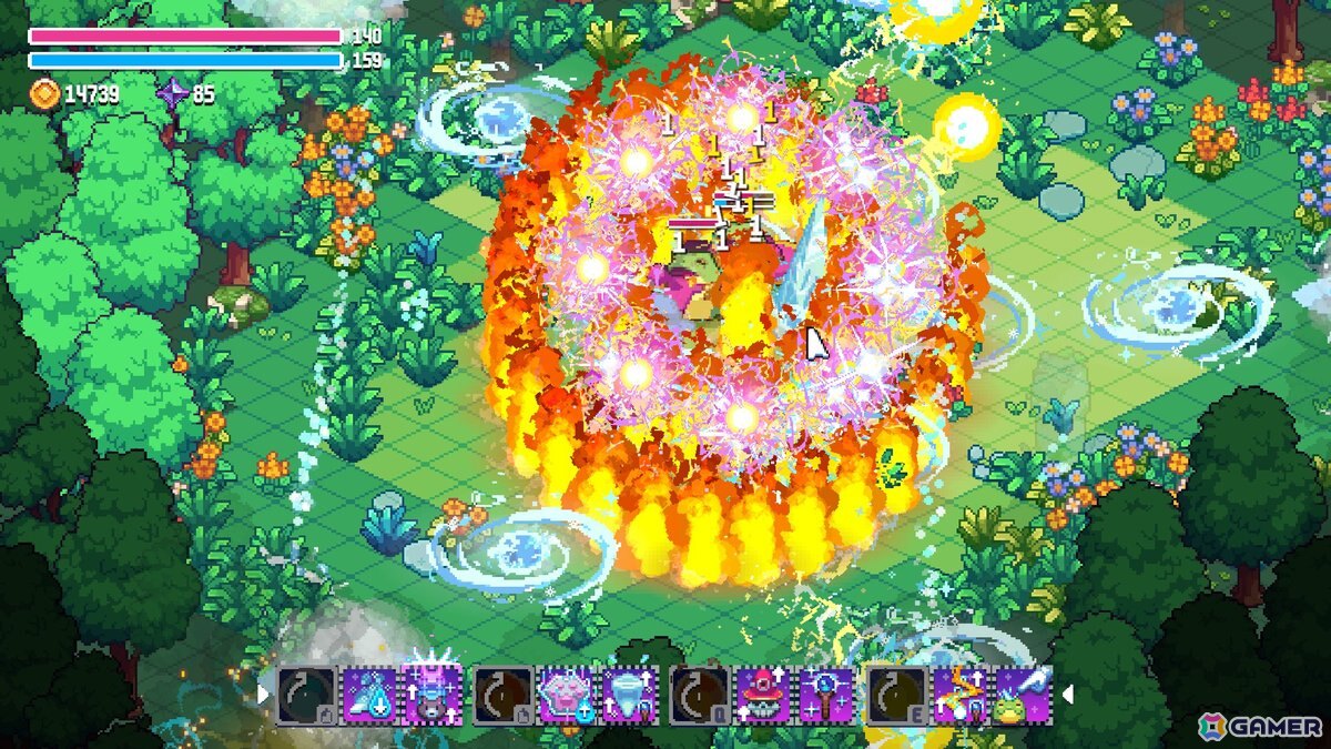 猫賢者になってオリジナル魔法を生み出すローグライクアクション「ウィザードキャッツ」の体験版がSteamにて配信！の画像5