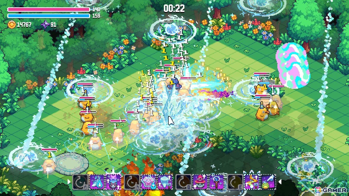 猫賢者になってオリジナル魔法を生み出すローグライクアクション「ウィザードキャッツ」の体験版がSteamにて配信！の画像7