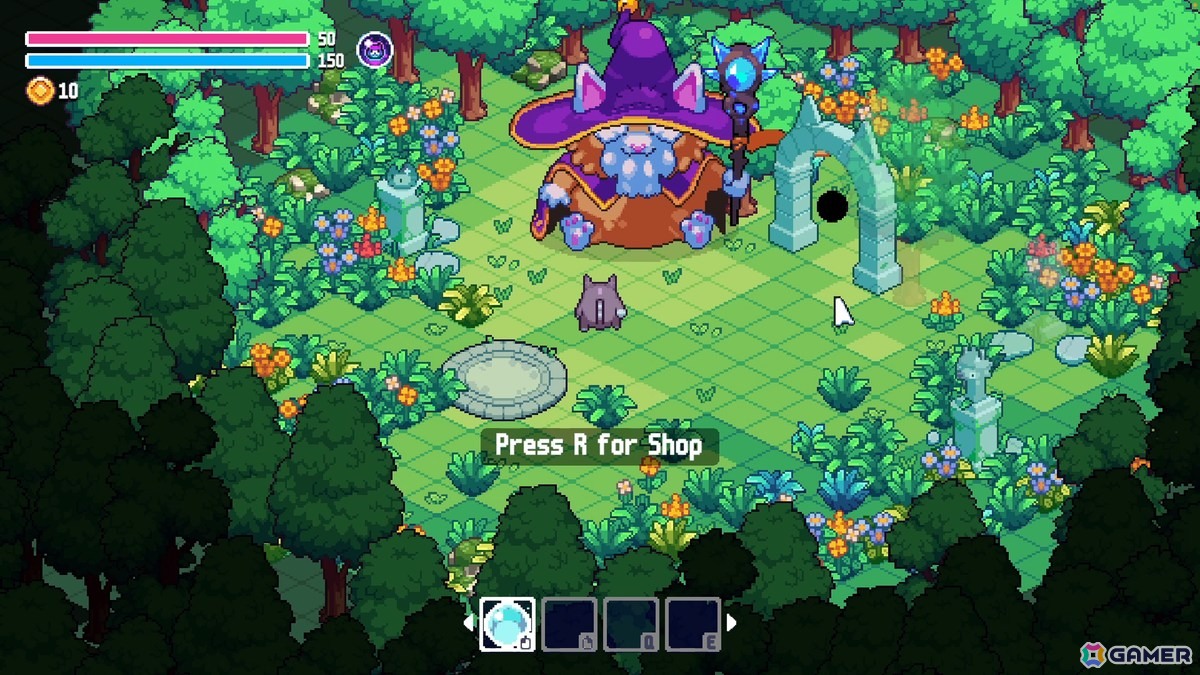 猫賢者になってオリジナル魔法を生み出すローグライクアクション「ウィザードキャッツ」の体験版がSteamにて配信！の画像