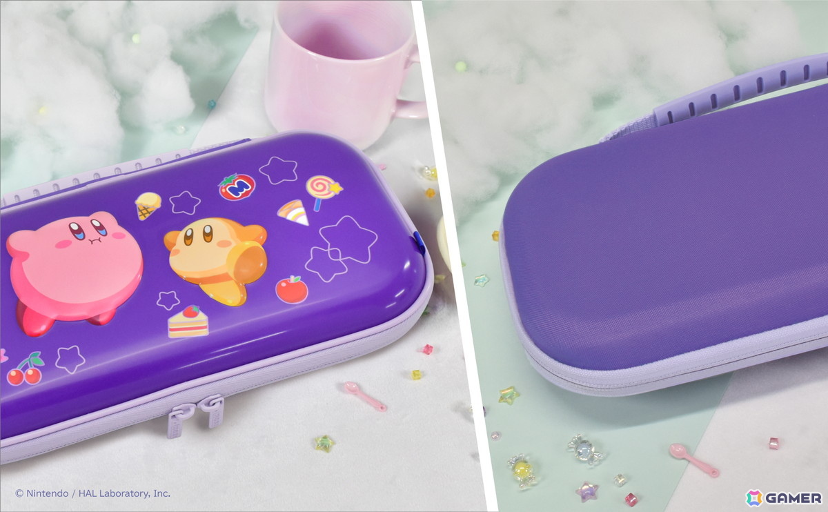 ぷっくりしたカービィとワドルディが可愛らしい「星のカービィ ハイブリッドポーチ for Nintendo Switch 2 カービィ&ワドルディ」が2025年冬に発売!の画像