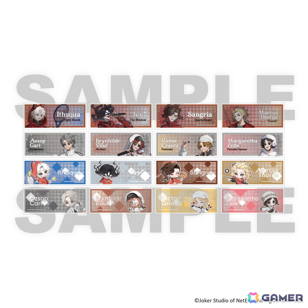 「IdentityV 第五人格」×ROUND1コラボの限定グッズが12月20日より販売！コラボメニューやルームなど店舗でもさまざまなキャンペーンを展開の画像12