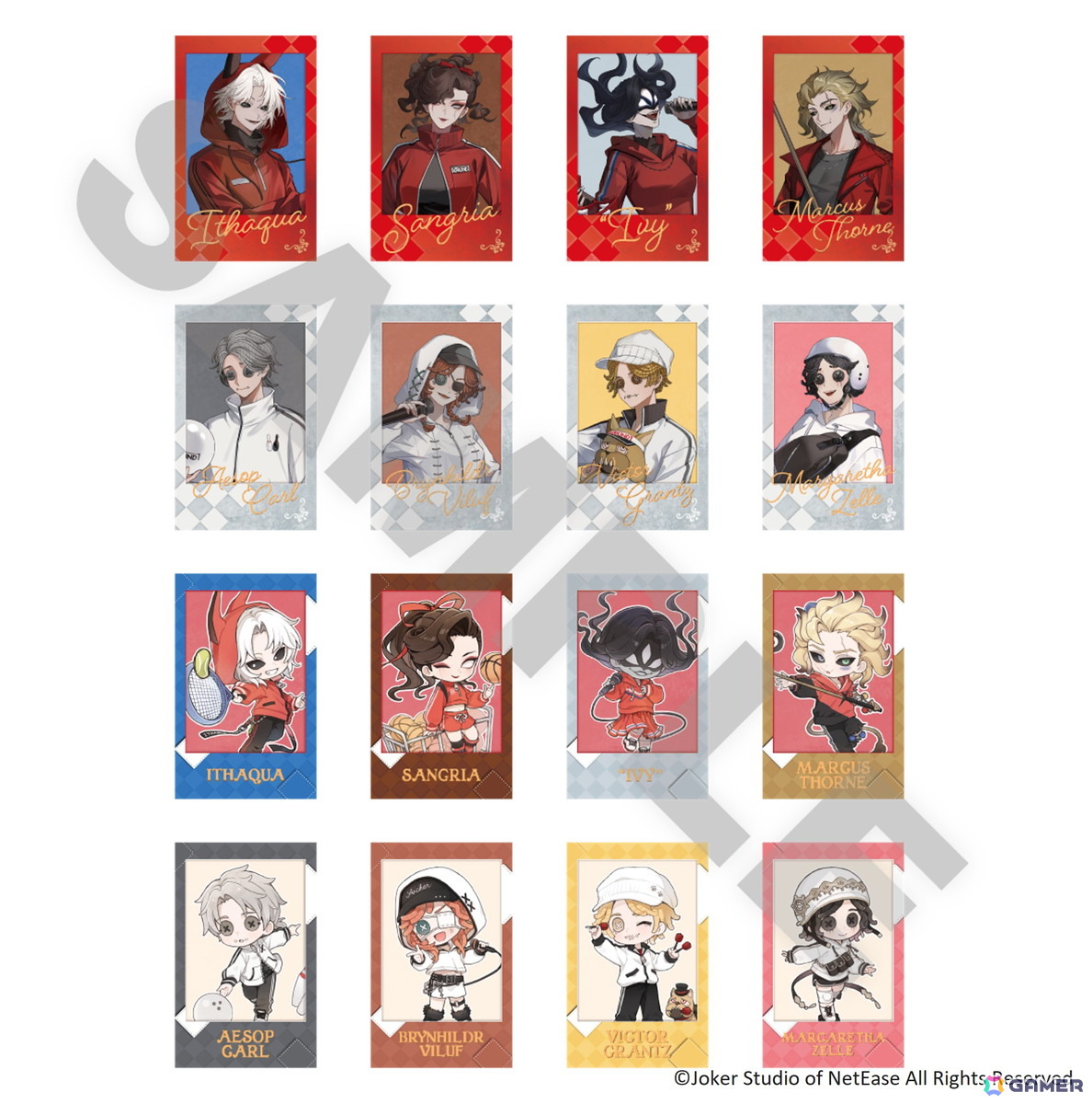 「IdentityV 第五人格」×ROUND1コラボの限定グッズが12月20日より販売!コラボメニューやルームなど店舗でもさまざまなキャンペーンを展開の画像