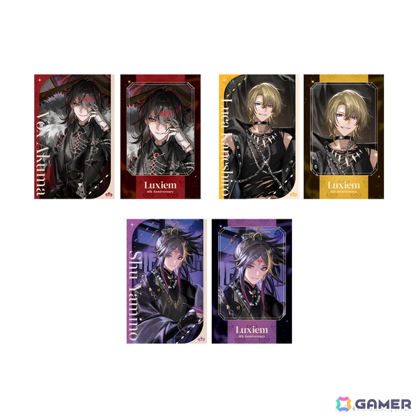 NIJISANJI EN所属「Luxiem（ルクシム）」の4周年を記念したオリジナルグッズが全世界で発売決定！の画像4