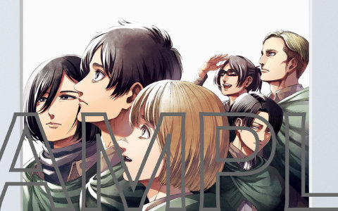 「進撃の巨人」16周年企画イラストパネルの選べるイラスト52種より新たに「進撃の巨人　画集　FLY」の表紙イラストが公開！