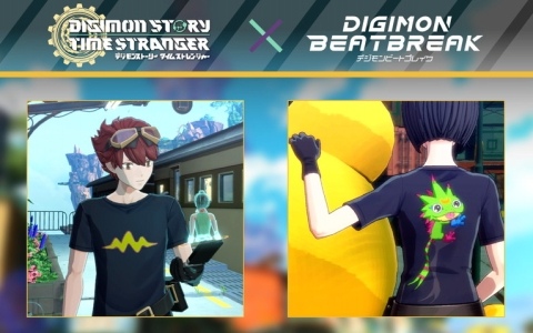 アニメ「DIGIMON BEATBREAK」と「デジモンストーリー タイムストレンジャー」のコラボが決定！ゲッコーモンTシャツを着てデジタルワールドへ飛び出そう