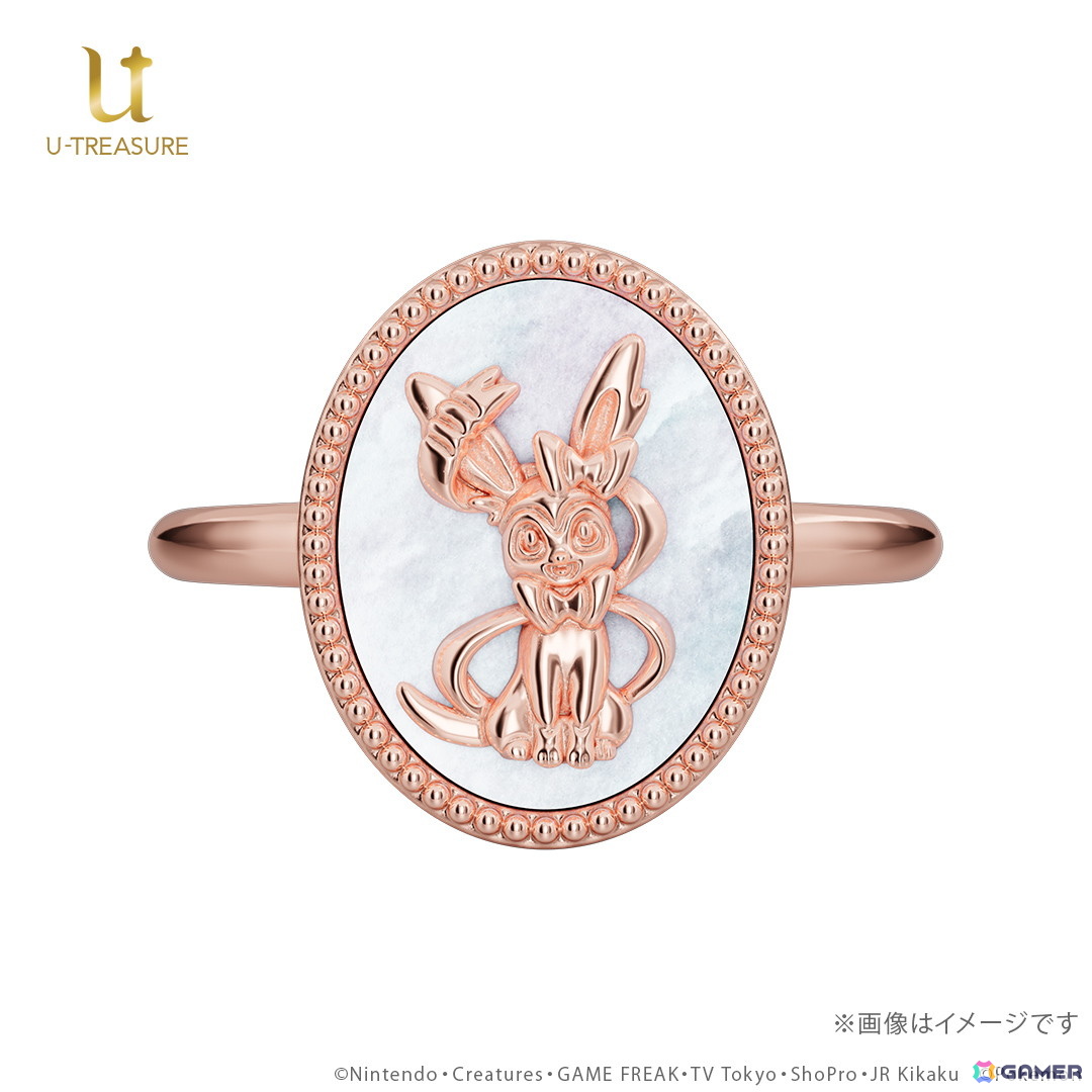 「ポケットモンスター」ニンフィアをデザインに施したネックレス＆リング（指輪）が登場！ニンフィアが持つ癒しの力を表現の画像12