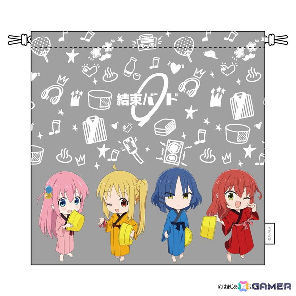 アニメ「ぼっち・ざ・ろっく！」ぼっちや虹夏ら結束バンドメンバーや星歌、PAさんら全8キャラの描き起こしイラストによる「浴衣で温泉」シリーズグッズが登場！の画像