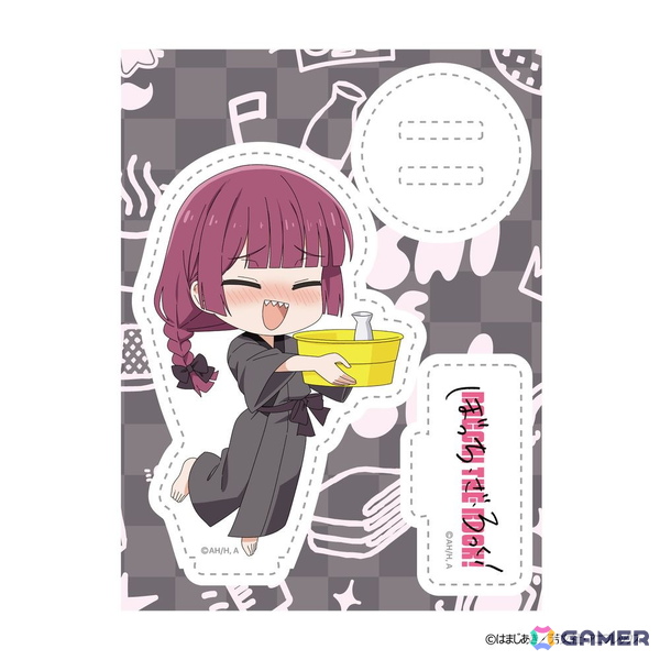 アニメ「ぼっち・ざ・ろっく！」ぼっちや虹夏ら結束バンドメンバーや星歌、PAさんら全8キャラの描き起こしイラストによる「浴衣で温泉」シリーズグッズが登場！の画像