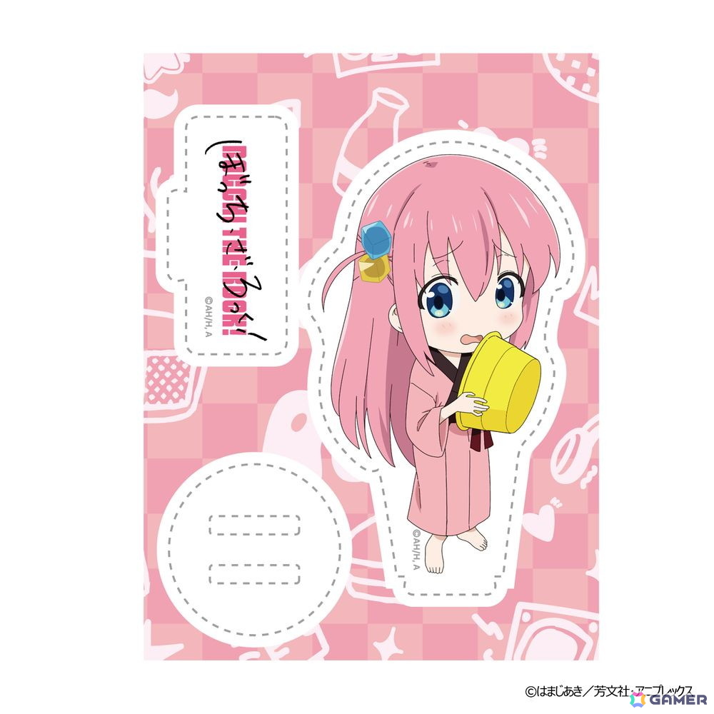 アニメ「ぼっち・ざ・ろっく！」ぼっちや虹夏ら結束バンドメンバーや星歌、PAさんら全8キャラの描き起こしイラストによる「浴衣で温泉」シリーズグッズが登場！の画像3
