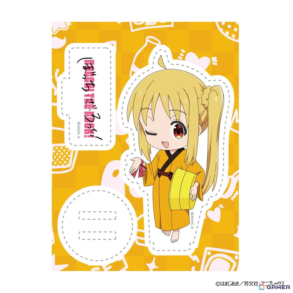 アニメ「ぼっち・ざ・ろっく！」ぼっちや虹夏ら結束バンドメンバーや星歌、PAさんら全8キャラの描き起こしイラストによる「浴衣で温泉」シリーズグッズが登場！の画像4