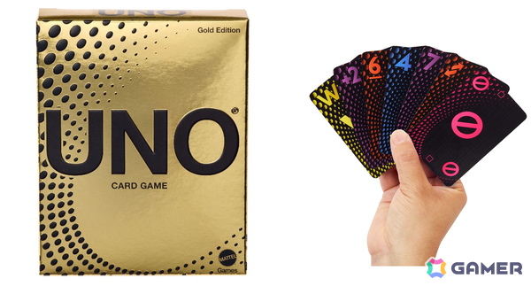 ホリデーや年末年始にぴったりな特別仕様の「ウノ ゴールド」が12月27日に発売！箔押しがされたスペシャル仕様のカードにの画像1
