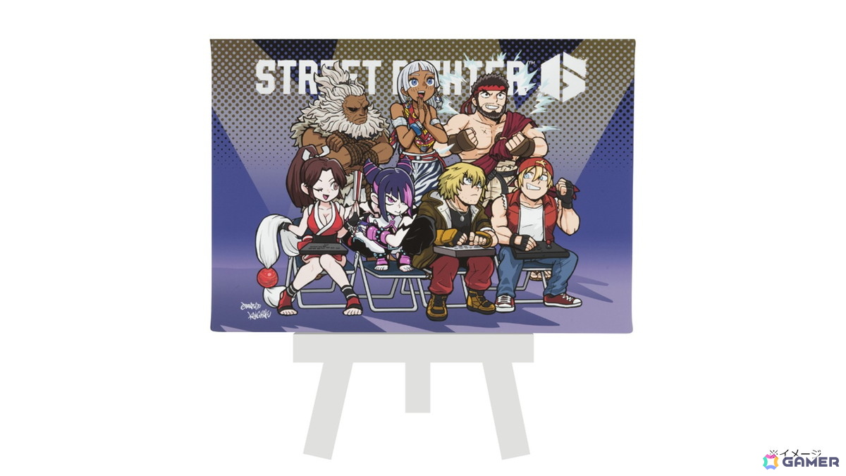 「ストリートファイター6」×GRAPHTによる観虐氏描き下ろしアイテムが予約受付中!プレイヤーと同じ目線で戦い、応援し、楽しむ姿が愛らしいイラストにの画像