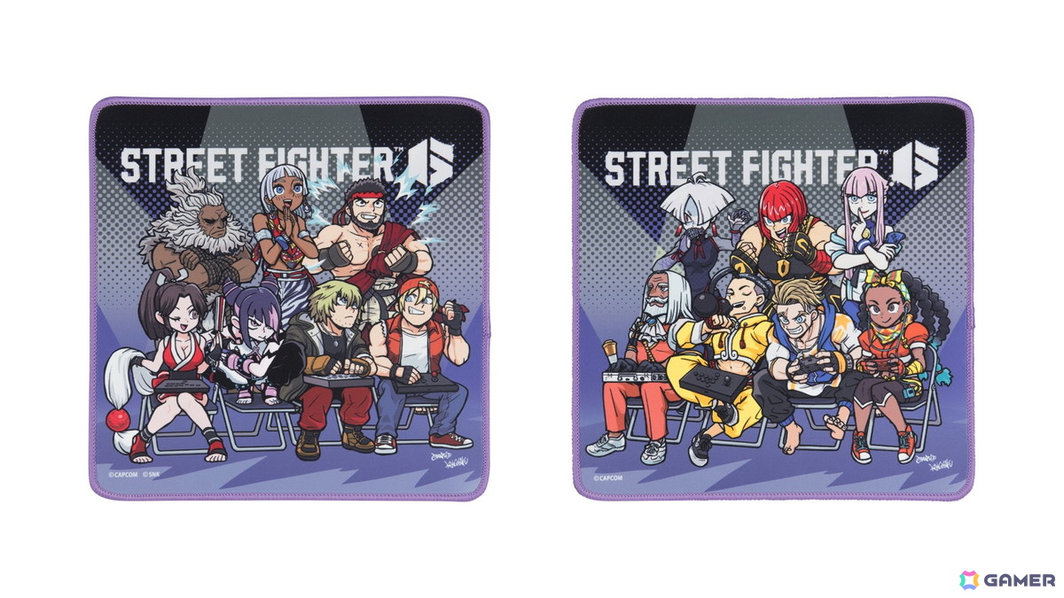 「ストリートファイター6」×GRAPHTによる観虐氏描き下ろしアイテムが予約受付中!プレイヤーと同じ目線で戦い、応援し、楽しむ姿が愛らしいイラストにの画像