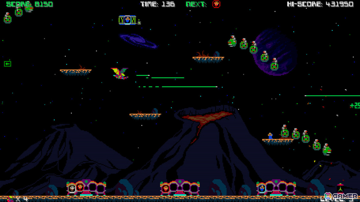 レトロシューティング「ギャラクティコン」PS5/PS4版が配信！80年代初頭のアーケードゲームのビジュアルや雰囲気を再現の画像