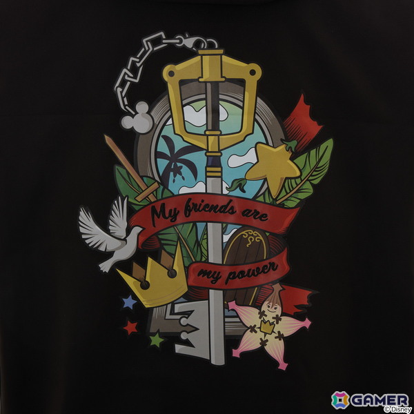 「キングダム ハーツ」シリーズよりソラとロクサスの衣装や繋がりを繊細に織り込んだアウター、トートバッグ、バッグチャームが登場！の画像