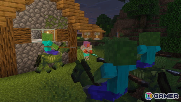 「マイクラ」オウムガイやゾンビホースなどが登場する「Mounts of Mayhem」が12月10日に配信！白兵戦と騎乗戦どちらでも活躍できる武器「槍」もの画像8