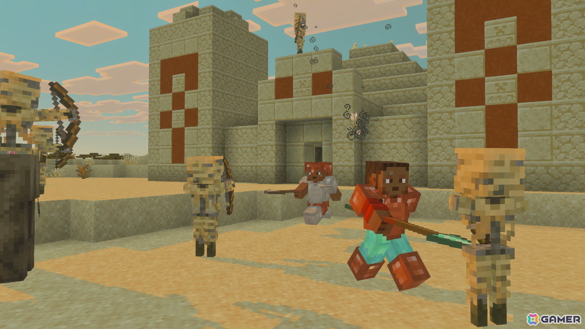 「マイクラ」オウムガイやゾンビホースなどが登場する「Mounts of Mayhem」が12月10日に配信！白兵戦と騎乗戦どちらでも活躍できる武器「槍」もの画像