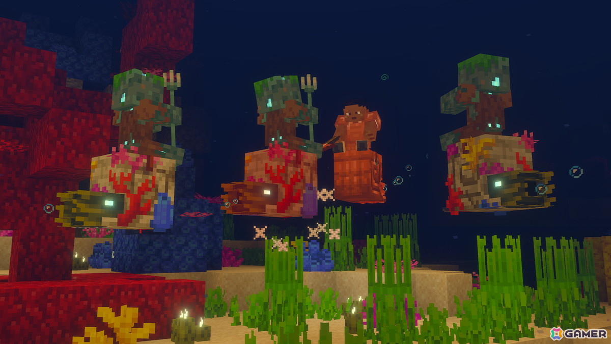「マイクラ」オウムガイやゾンビホースなどが登場する「Mounts of Mayhem」が12月10日に配信！白兵戦と騎乗戦どちらでも活躍できる武器「槍」もの画像