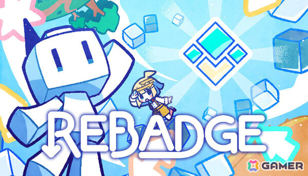 “ルール”を投げるパズルアクション「REBADGE」のSteamページが公開！「移動できる」「重力で落ちる」などのルールを自由に付け替えながら先へ進もうの画像1