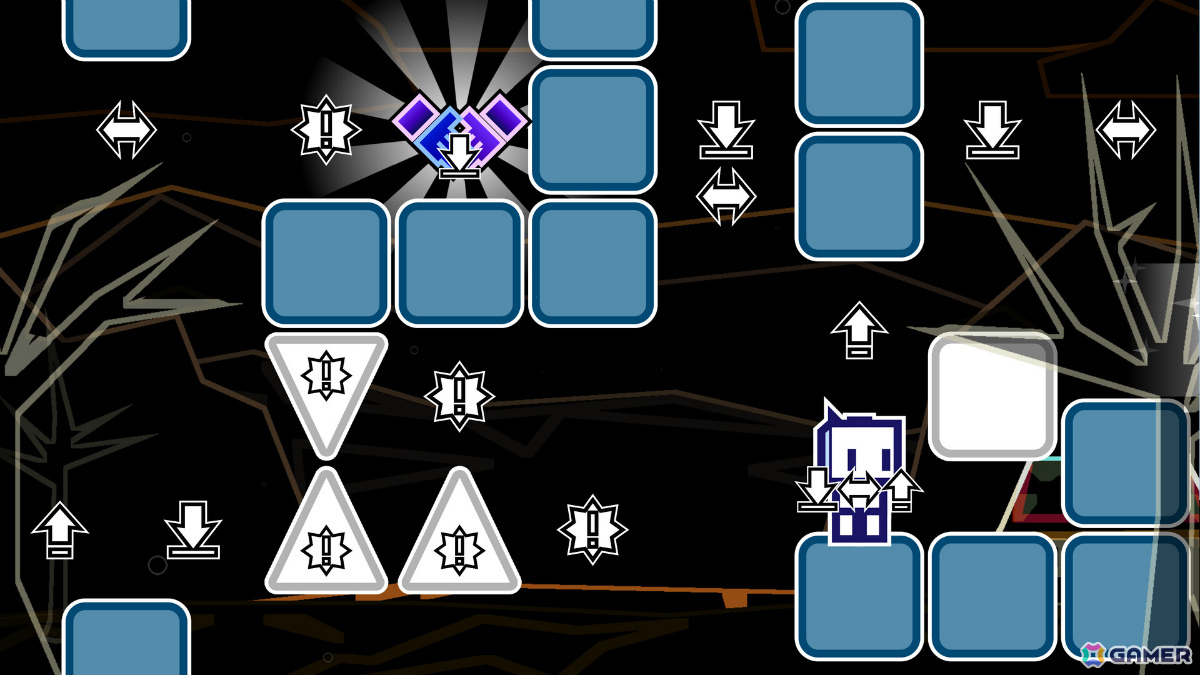 “ルール”を投げるパズルアクション「REBADGE」のSteamページが公開！「移動できる」「重力で落ちる」などのルールを自由に付け替えながら先へ進もうの画像6