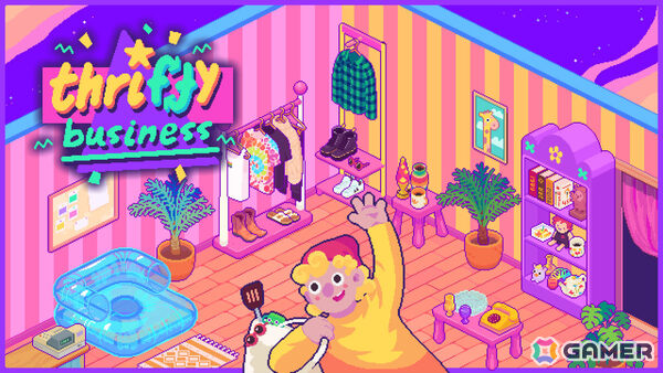 「Sticky Business」のスタジオによるヴィンテージショップ経営シム「Thrifty Business ヴィンテージショップへようこそ」が2026年にリリース！の画像1