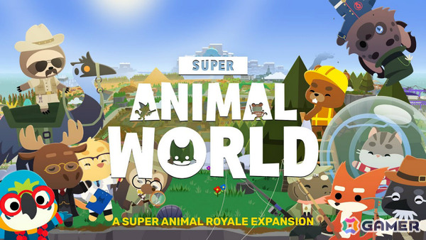 「Super Animal Royale」釣りや虫取り、ハムスターボールレースなどのほっこりアクティビティを楽しめる大型拡張コンテンツ「Super Animal World」が配信！の画像1