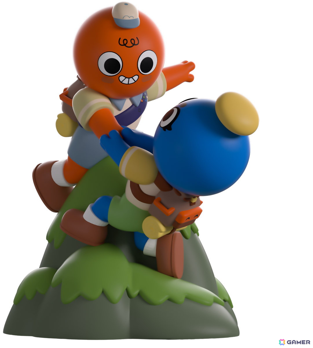 「PEAK」オレンジとブルーの2人が助け合う躍動感あふれるフィギュアが登場！ぬいぐるみキーホルダーもラインナップの画像