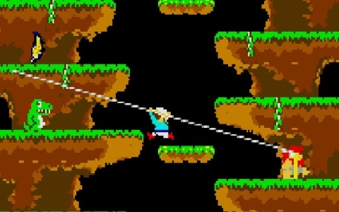 ロック鳥を追い求めて上へ上へと登っていくアクションゲーム「ロックンロープ」がアーケードアーカイブス/アーケードアーカイブス2として12月11日に配信！