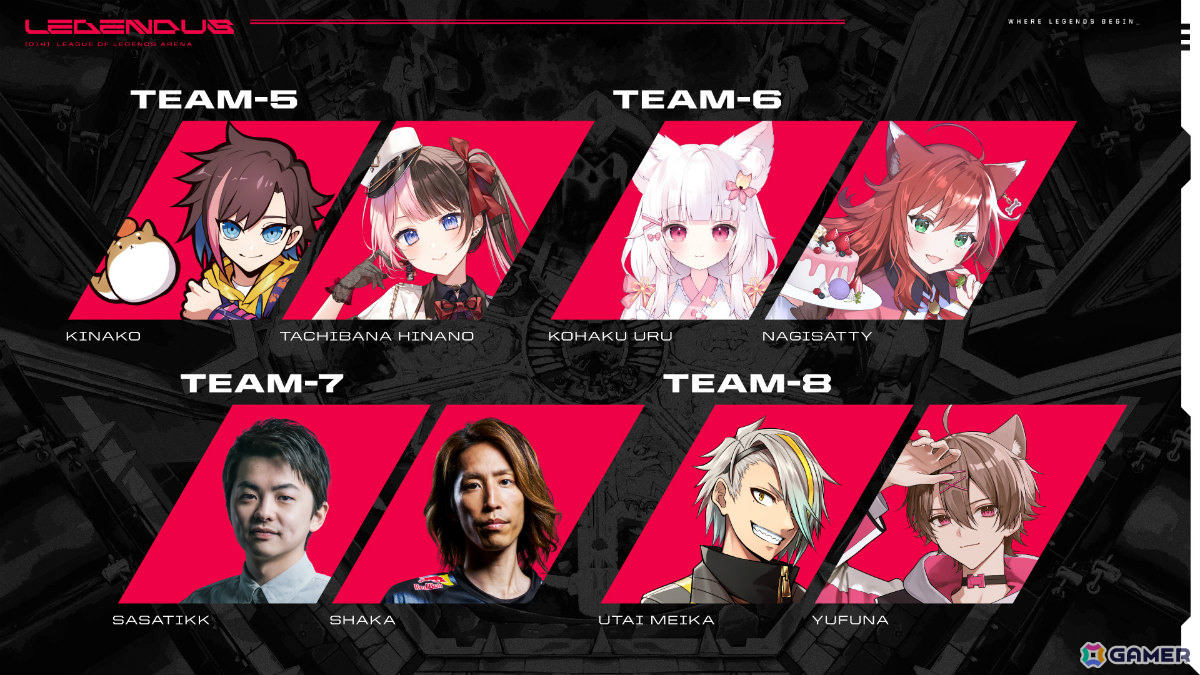 SHAKAさん主催の「LEGENDUS League of Legends Arena Supported by