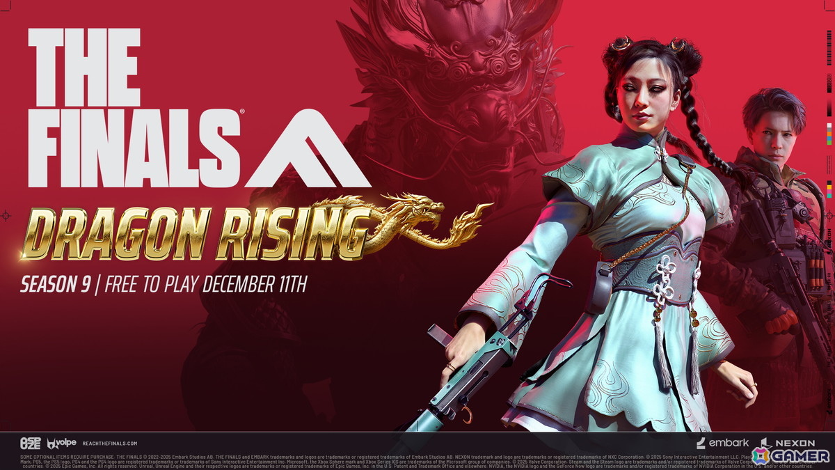 「THE FINALS」中国の古代史と現代美学がテーマの「シーズン9：Dragon Rising」がスタート！8対8に分かれて戦う新ゲームモード「Point Break」も追加の画像1