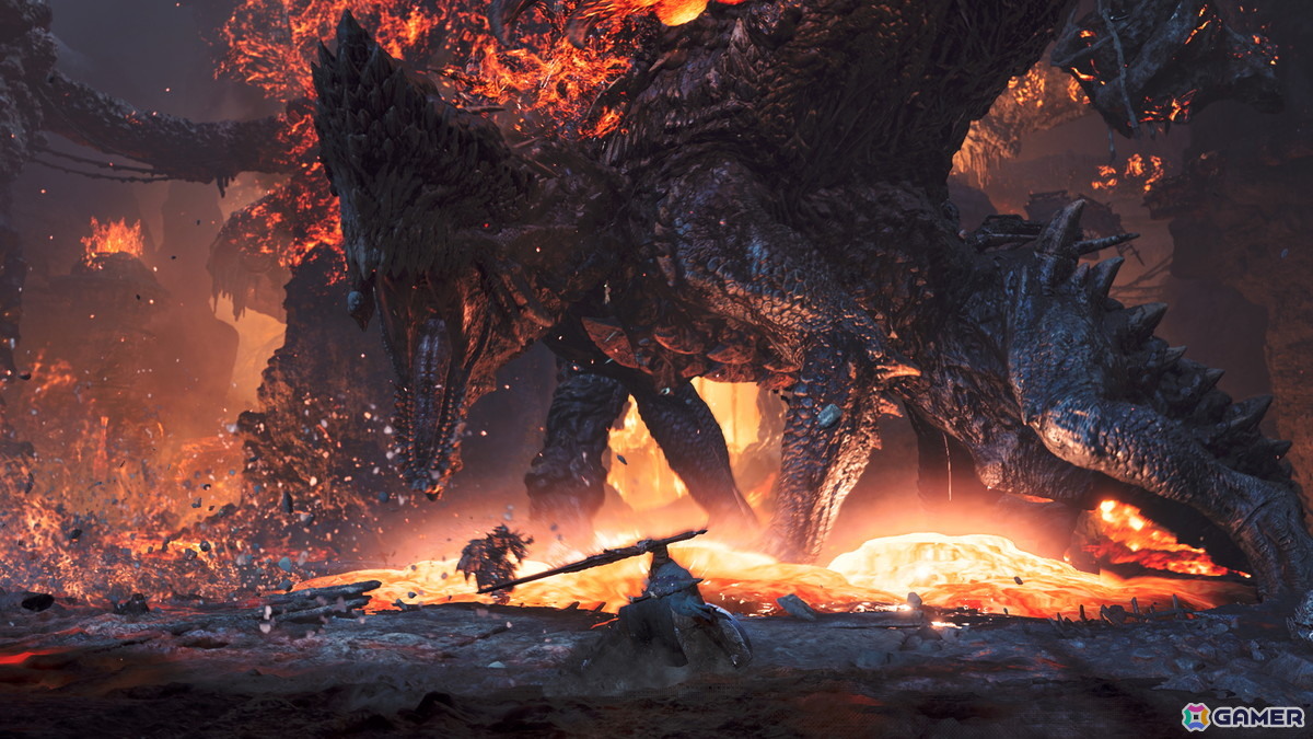 「モンスターハンターワイルズ」巨戟龍・ゴグマジオスが登場するタイトルアップデート第4弾の情報が公開！エンドコンテンツの拡充として巨戟アーティア武器もの画像