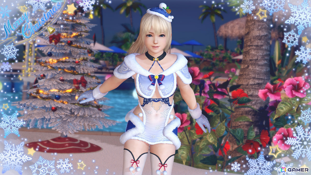「DEAD OR ALIVE XVV」セクシーサンタなSSR水着「シエル・フロスト」がトレンドコーデガチャに登場！最大70連無料となるキャンペーンもの画像6