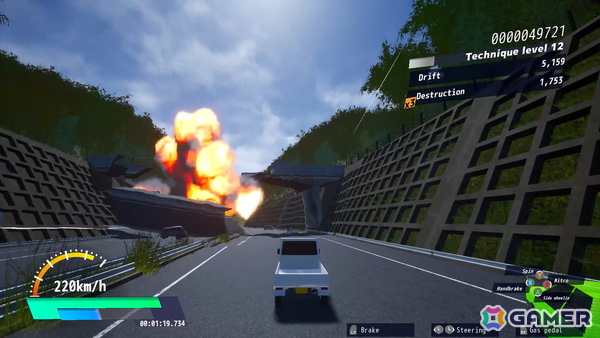 軽トラは止まらない！崩壊する日本を爆走するドライビングアクションゲーム「ドライブクレイジー」Steam版が正式リリースの画像10