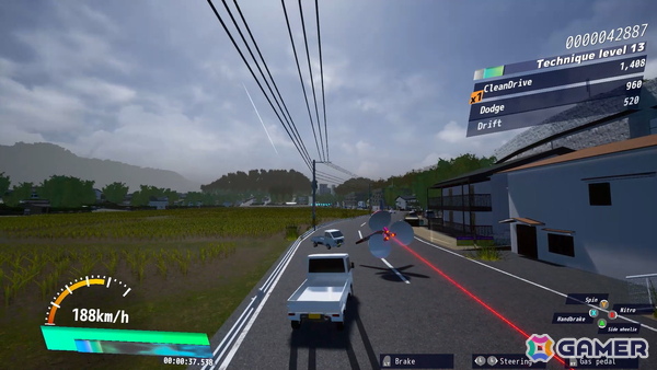 軽トラは止まらない！崩壊する日本を爆走するドライビングアクションゲーム「ドライブクレイジー」Steam版が正式リリースの画像