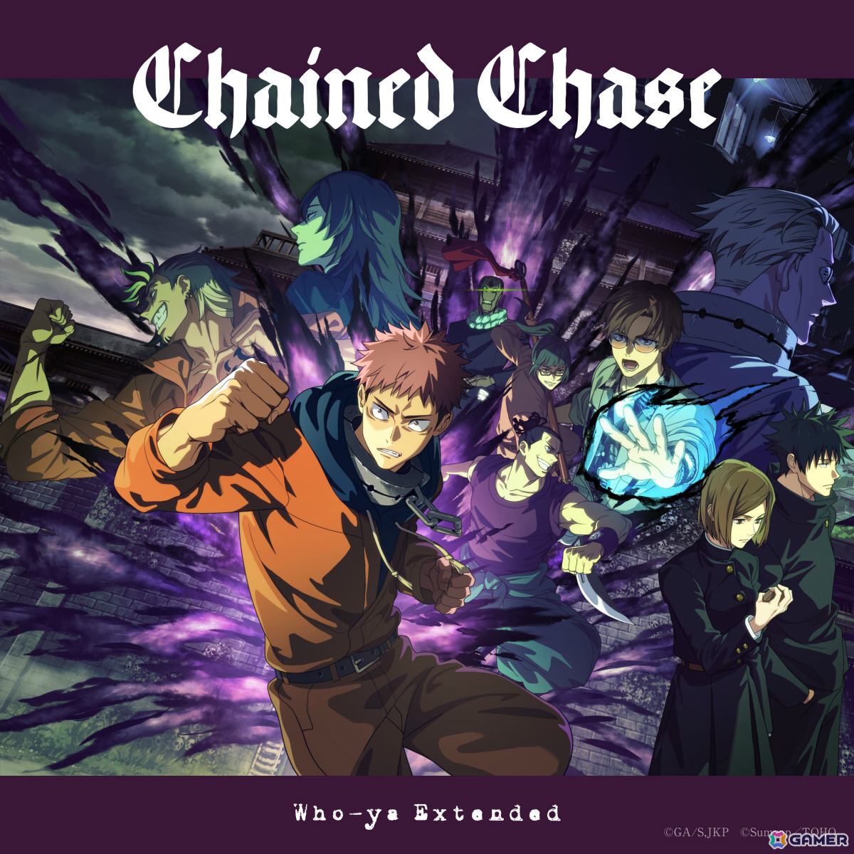 「呪術廻戦 ファントムパレード」Who-ya Extendedによる呪獄島編の主題歌「Chained Chase」のライブ映像が公開！楽曲配信も開始の画像