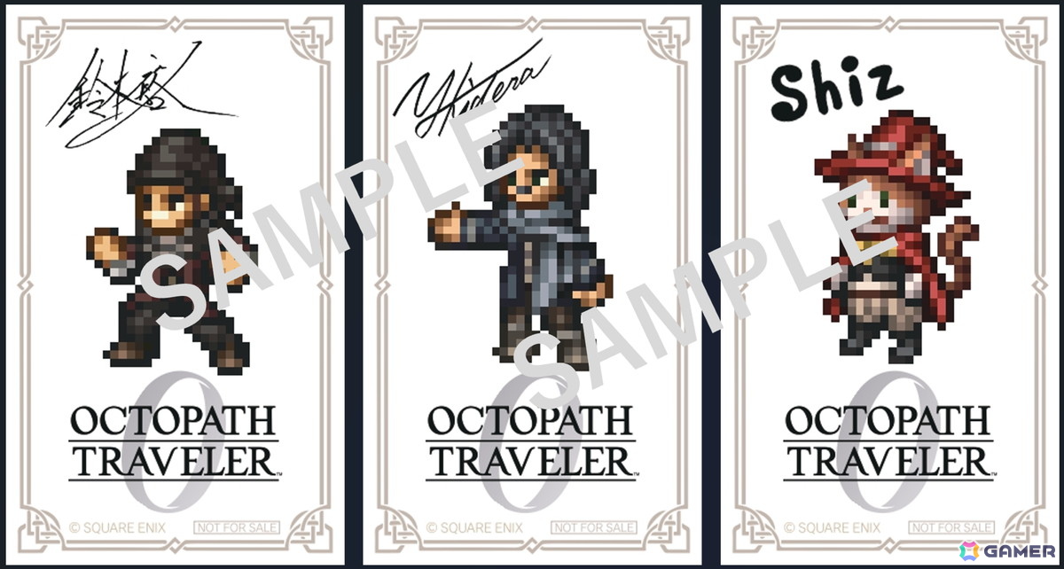 「オクトパストラベラー0」発売記念POP UP SHOPが開催中！鈴木裕人氏ら参加のサイン＆写真撮影会が12月17日、1月16日に実施の画像
