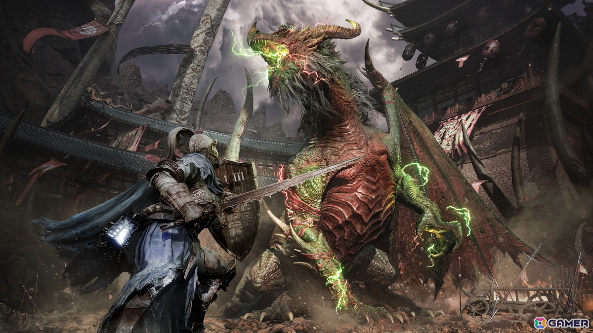 Lords of the Fallen II」巨大なクリーチャーたちとの激闘を確認できる