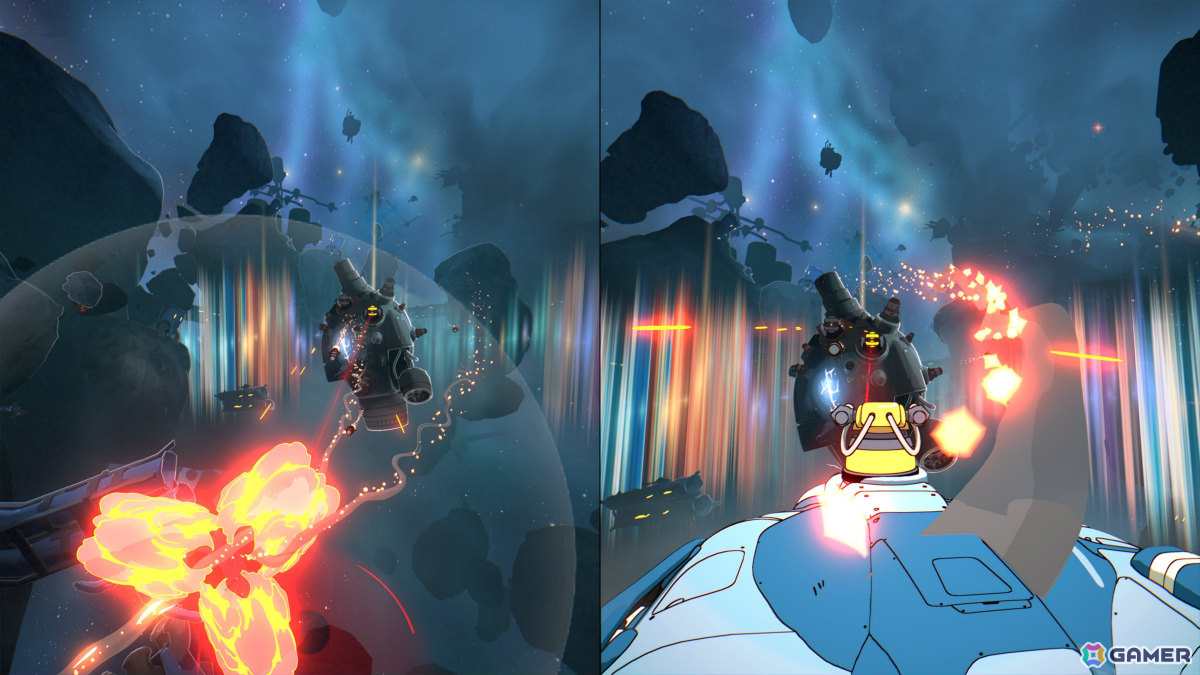レトロアニメ調の2人協力型SFアドベンチャー「Orbitals」がSwitch 2で2026年に発売！探検家コンビとなって宇宙の危険に立ち向かえの画像3