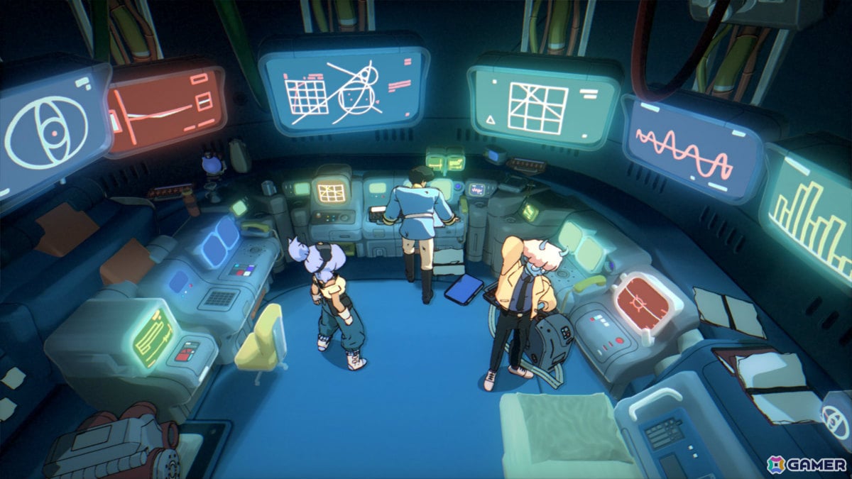 レトロアニメ調の2人協力型SFアドベンチャー「Orbitals」がSwitch 2で2026年に発売！探検家コンビとなって宇宙の危険に立ち向かえの画像7