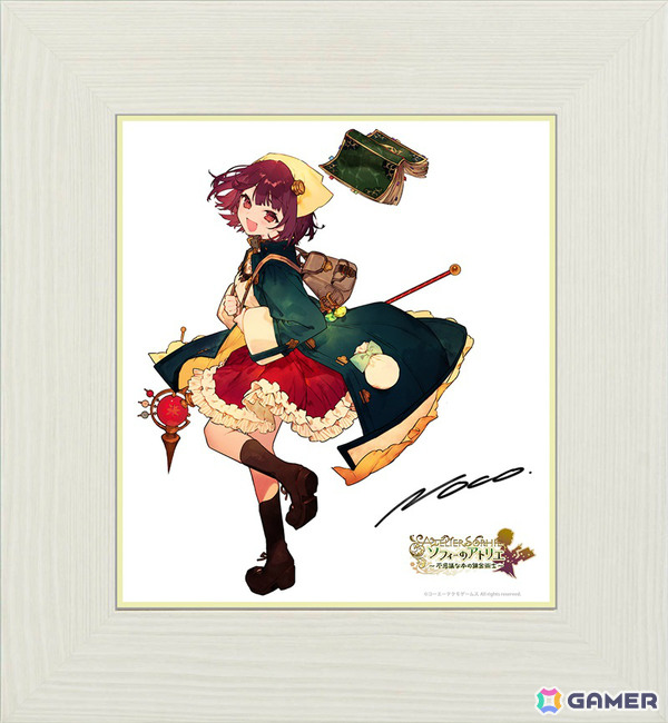 「ソフィーのアトリエ」10周年記念オンラインくじが販売開始！NOCO氏の複製サイン入り特大パネルや額装色紙、描き下ろしタペストリーなどがラインナップの画像3