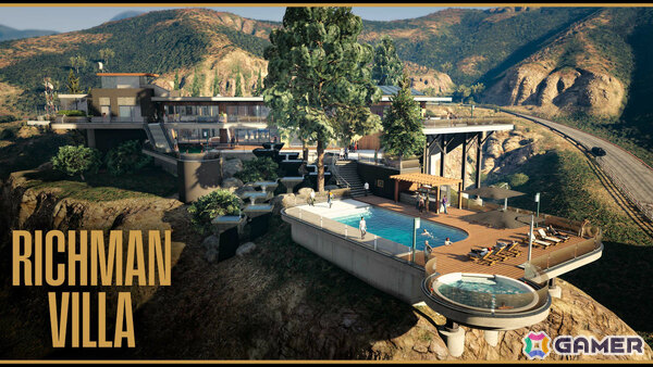 「GTAオンライン」大型アップデート「ヒルズの隠れ家」が配信！豪華な設備を備えた3つの新邸宅が登場の画像3