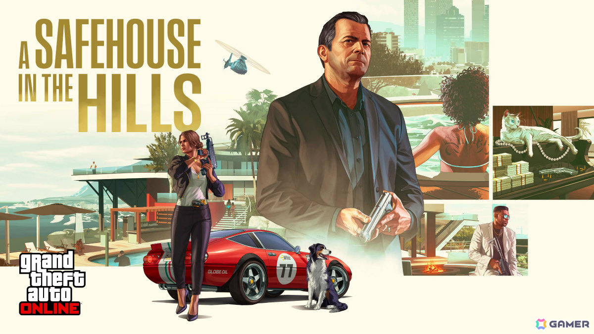 「GTAオンライン」大型アップデート「ヒルズの隠れ家」が配信!豪華な設備を備えた3つの新邸宅が登場の画像